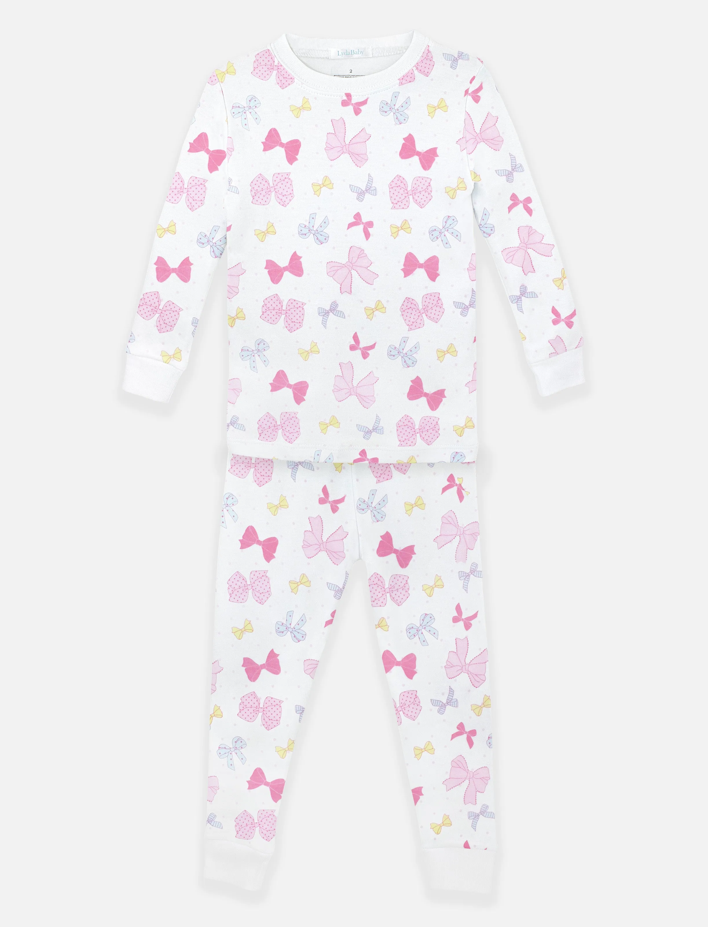 All Bows Printed Pajama | Baby Girl
