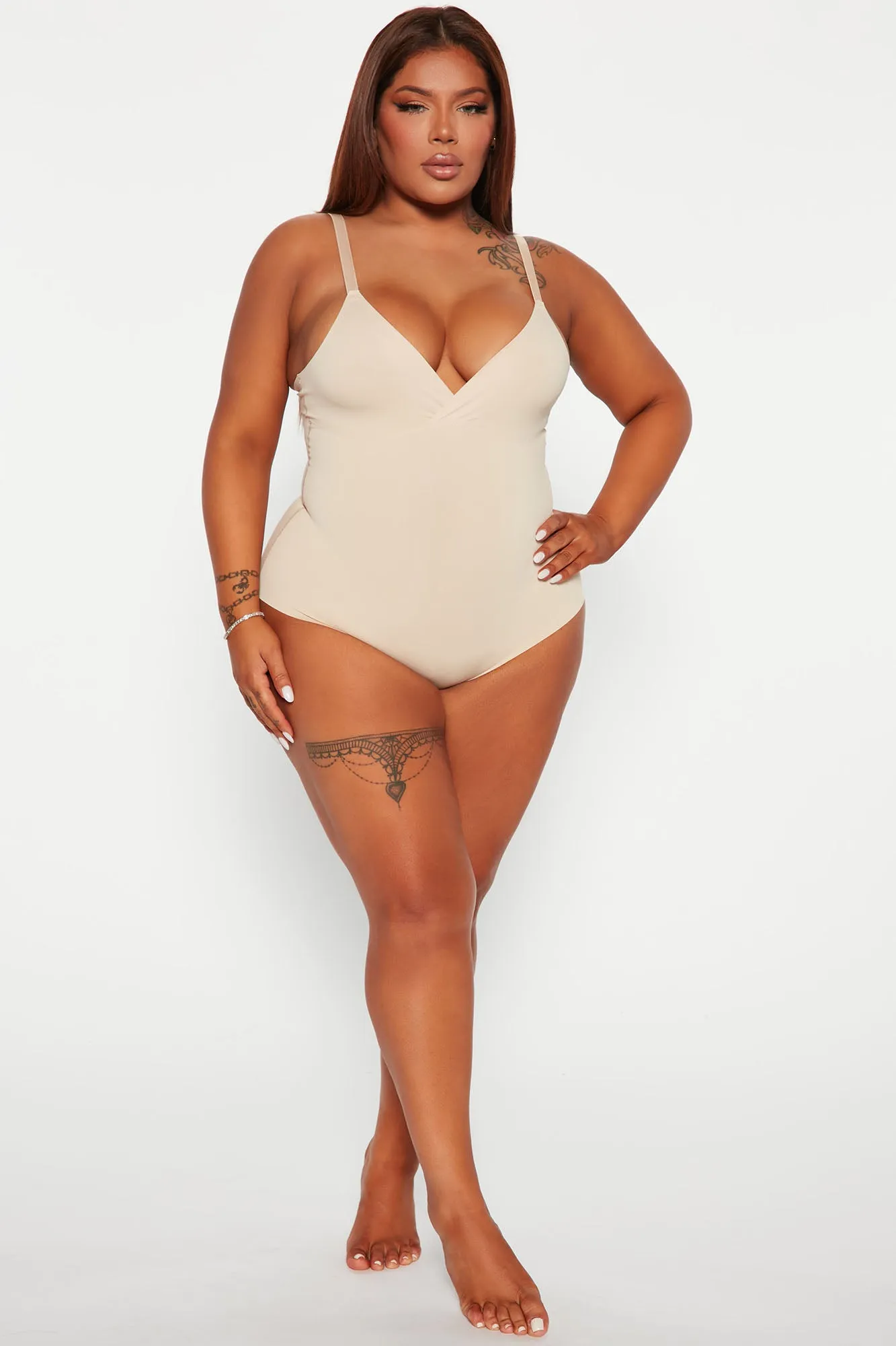 Always Looking Sexy Shapewear Bodysuit - Nude