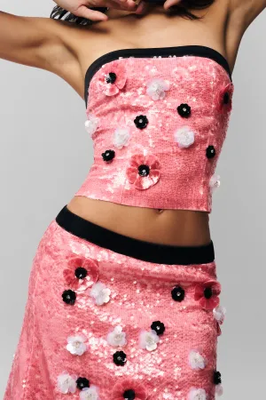 Ambroise Sequin Tube Top