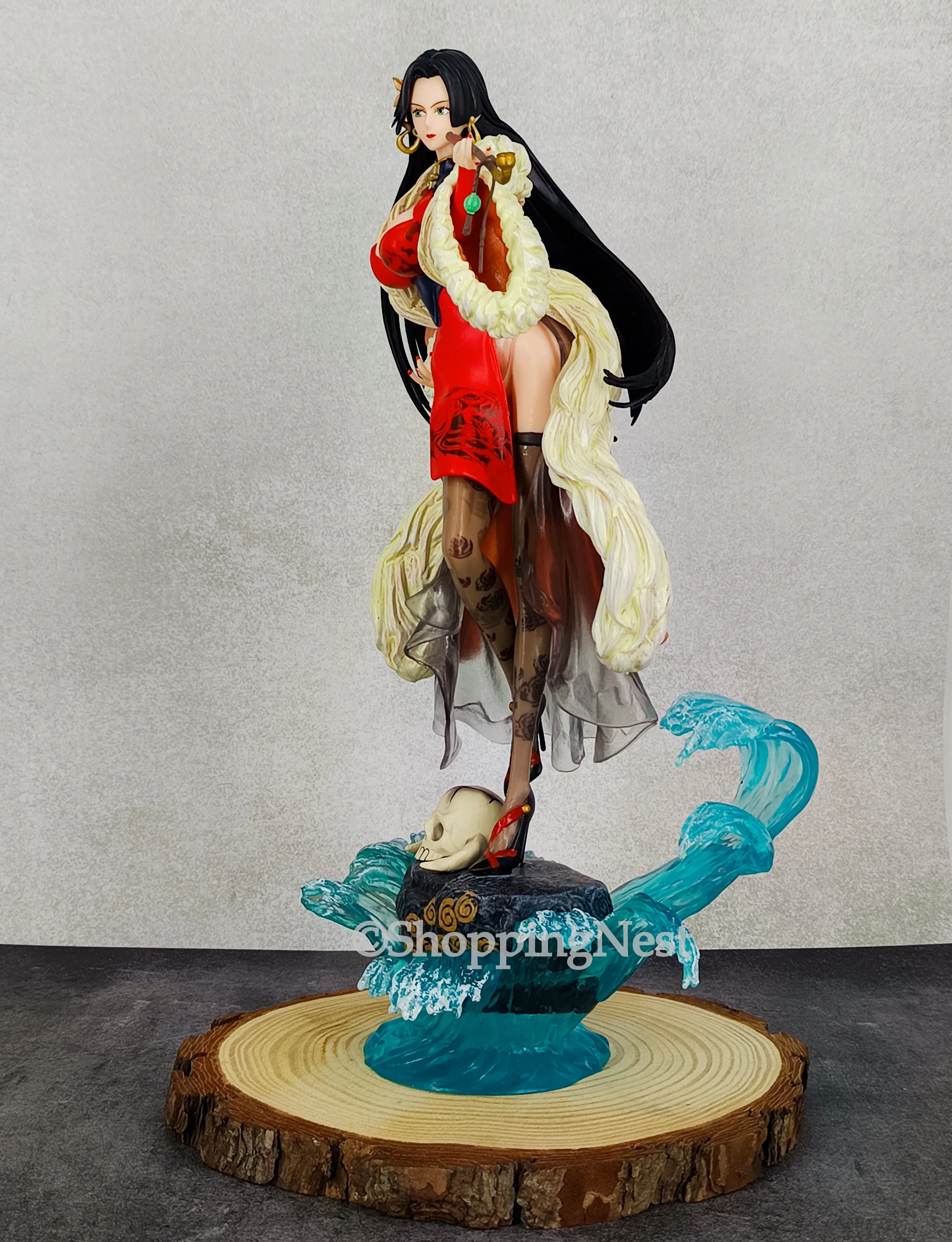 Anime One Piece Boa Hancock Figure Gk Oka Shichibukai Sexy Beautiful Pvc Action Figurine  | 35.5 CMS |