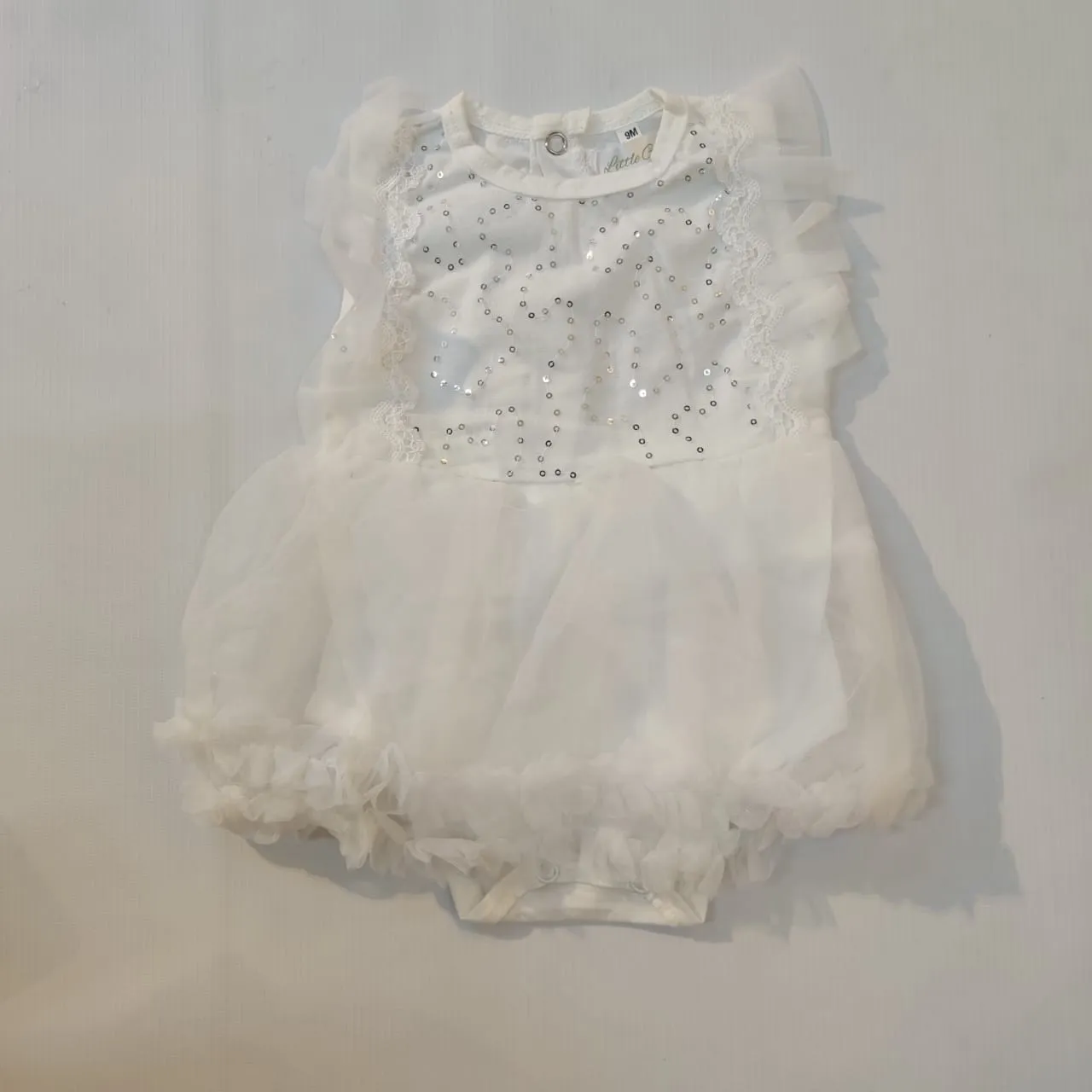 BABY GIRLS DRESS SIDE FRILL