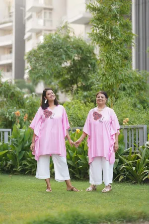 BabyPink Rayon KaftanKurta & KaftanKurta - BloomingDuo
