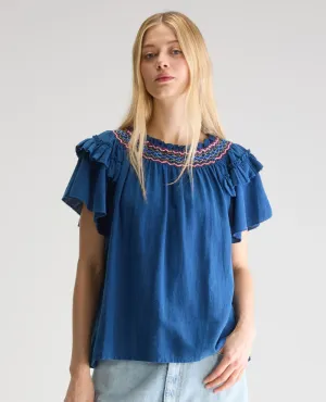 Bellerose Cathy Indigo Blouse