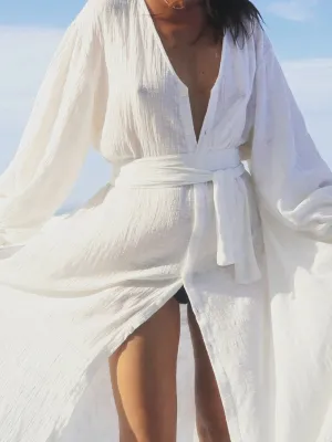 Blanche Dress in Ecru