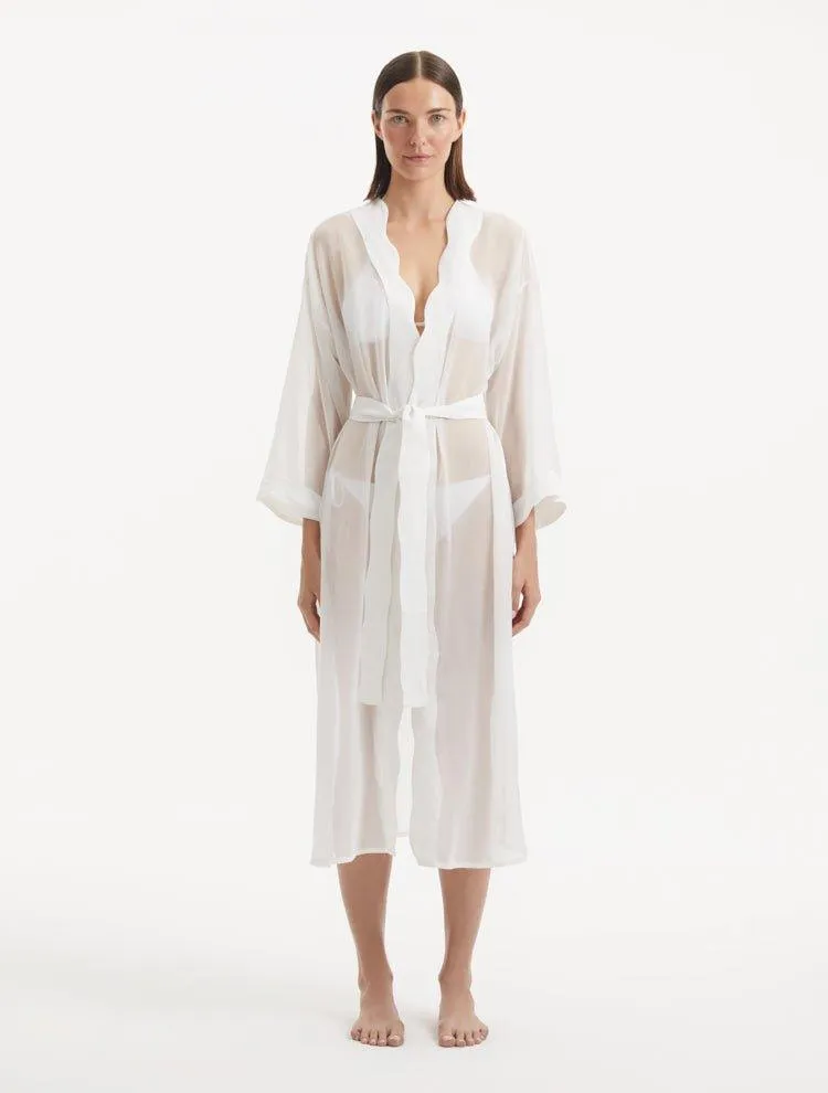 Blaze White Kaftan