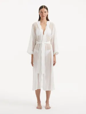 Blaze White Kaftan
