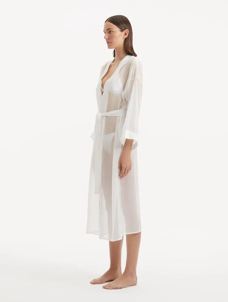 Blaze White Kaftan
