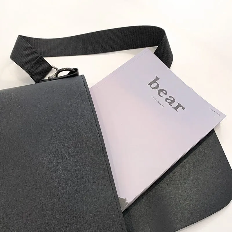 Chicmy-Korean style, Korean men's outfit, minimalist style, street fashionSMALL MESSENGER SHOULDER BAG