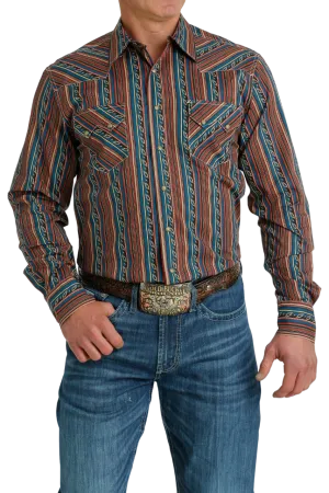 Cinch Men's Modern Fit Snap Multicolor Shirt