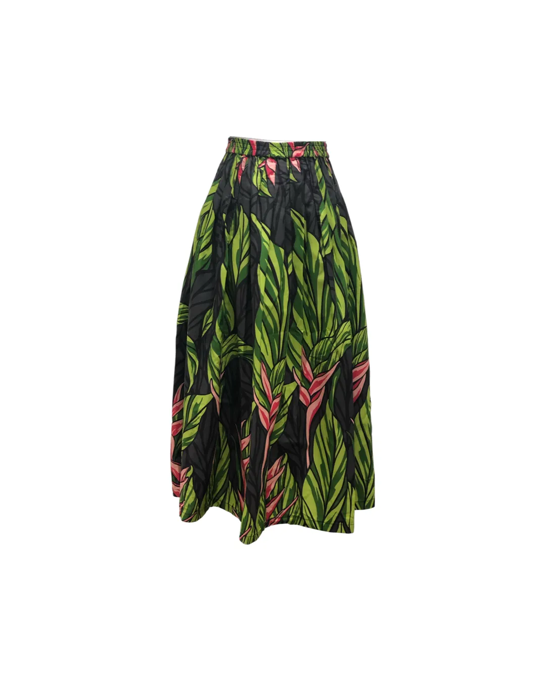 Cora Spearman Hawaii WOMENS Black Ginger Pleated Maxi Skirt
