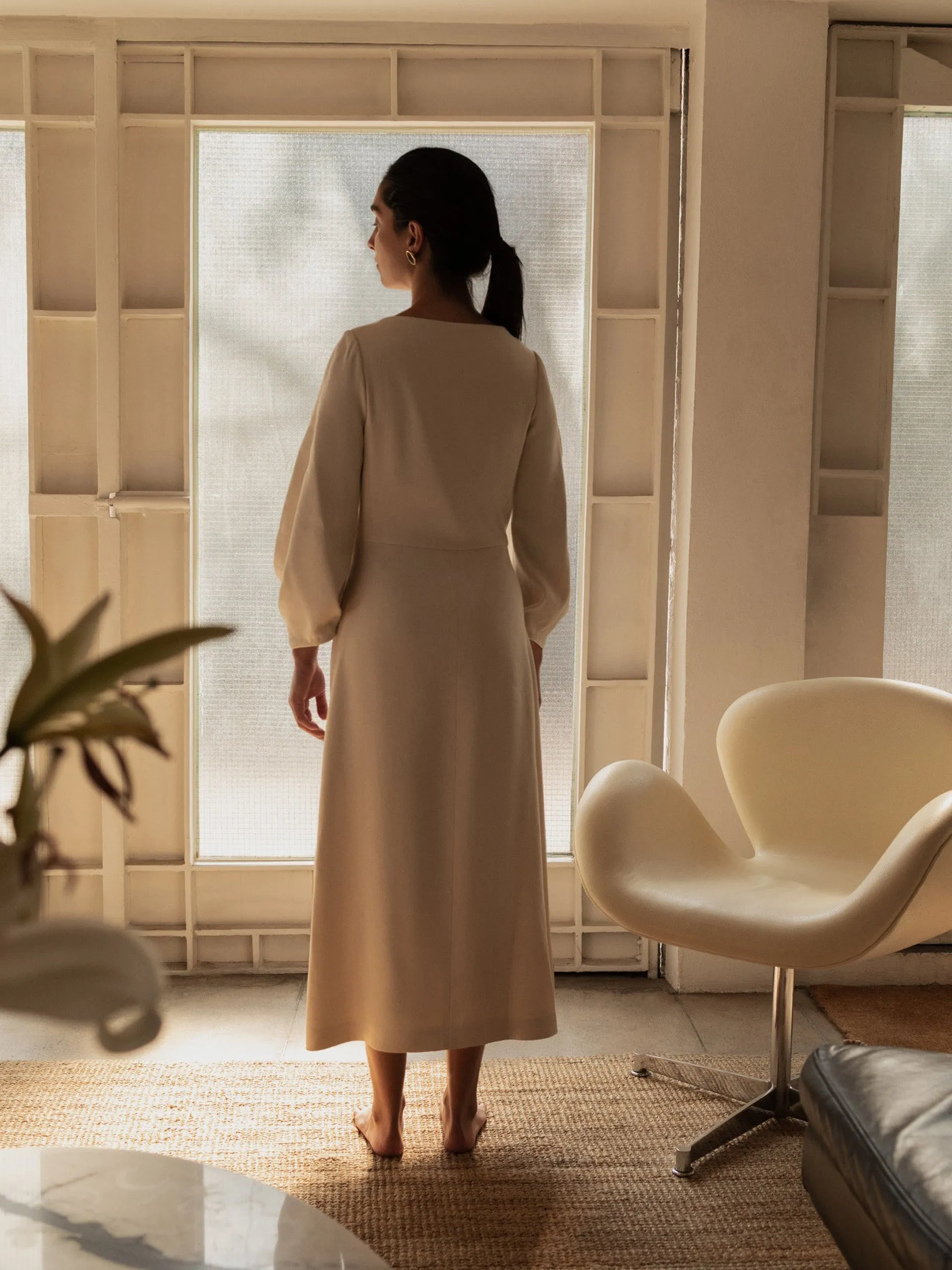 Cream Alamo dress