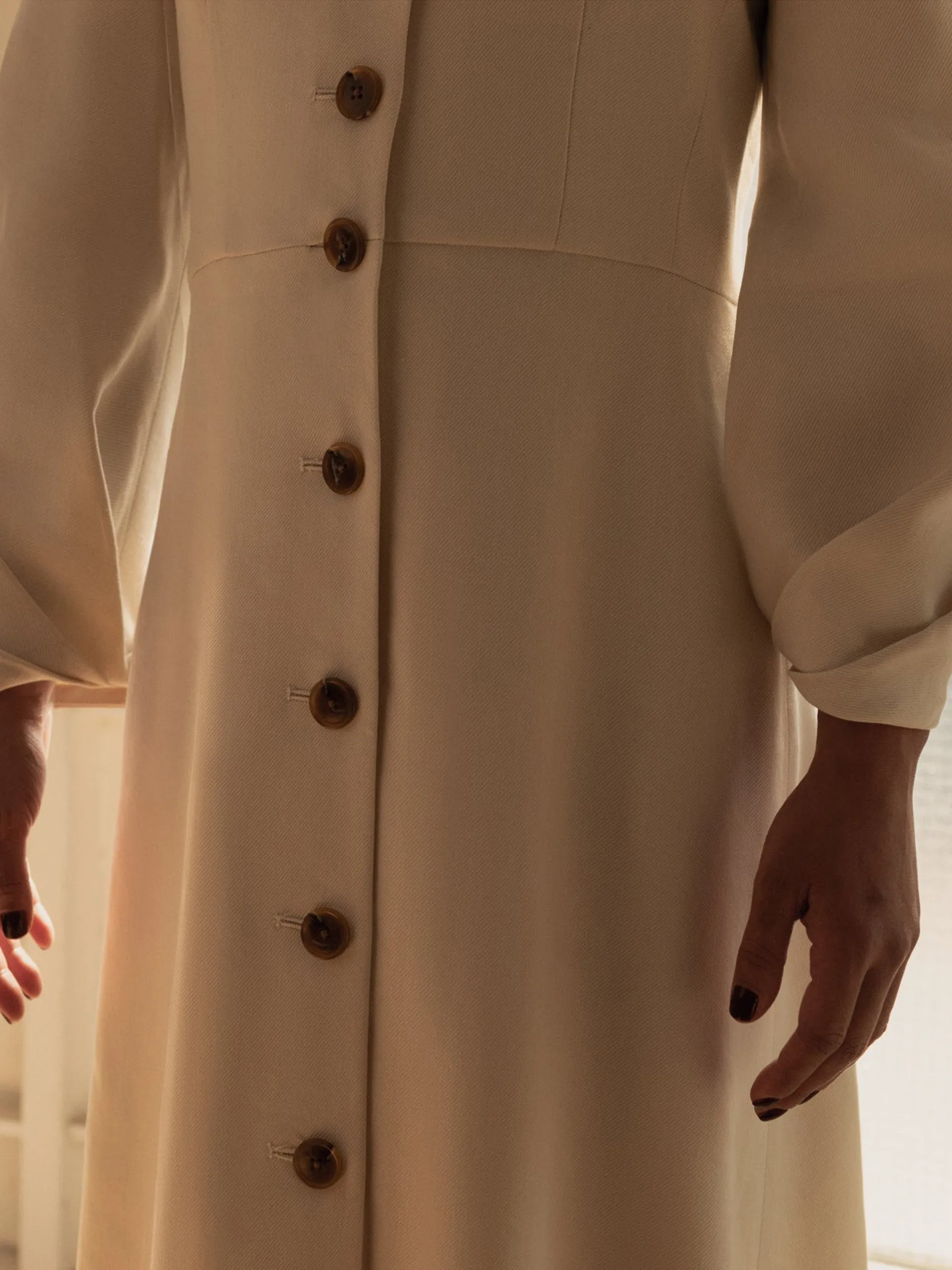 Cream Alamo dress