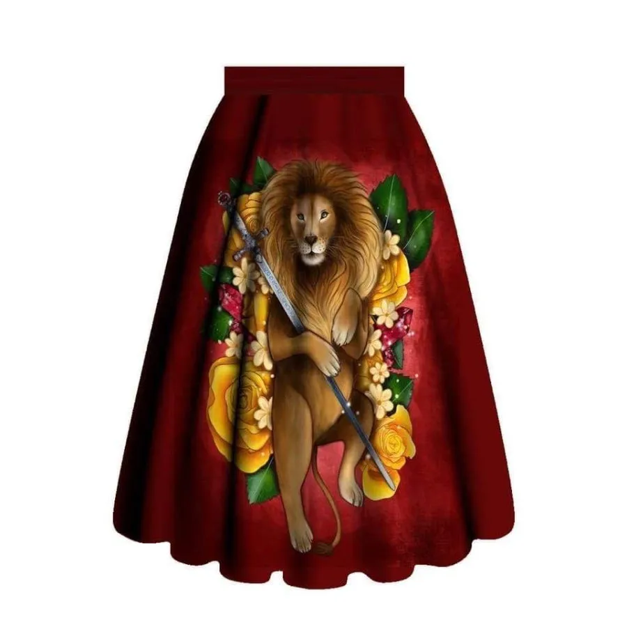 Custom Design Yoga Waist Buttery Soft Swing Skirts with Pockets