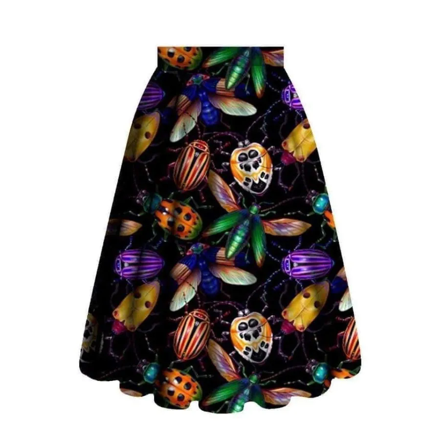 Custom Design Yoga Waist Buttery Soft Swing Skirts with Pockets