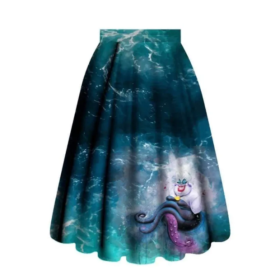 Custom Design Yoga Waist Buttery Soft Swing Skirts with Pockets