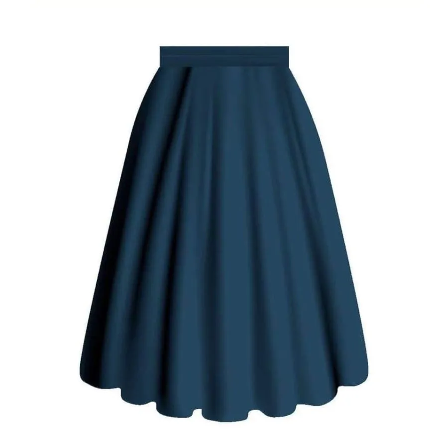 Custom Design Yoga Waist Buttery Soft Swing Skirts with Pockets