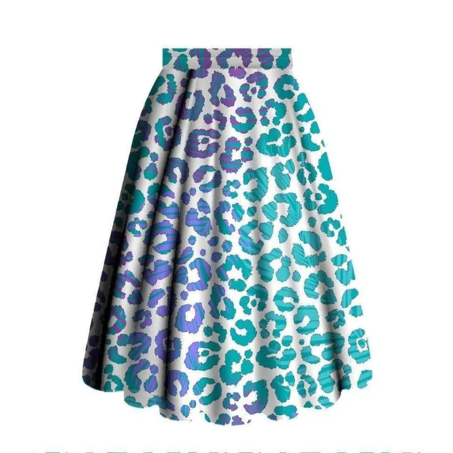Custom Design Yoga Waist Buttery Soft Swing Skirts with Pockets