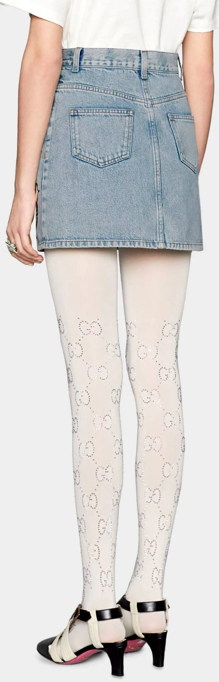 Denim Skirt with Orso and Bosco