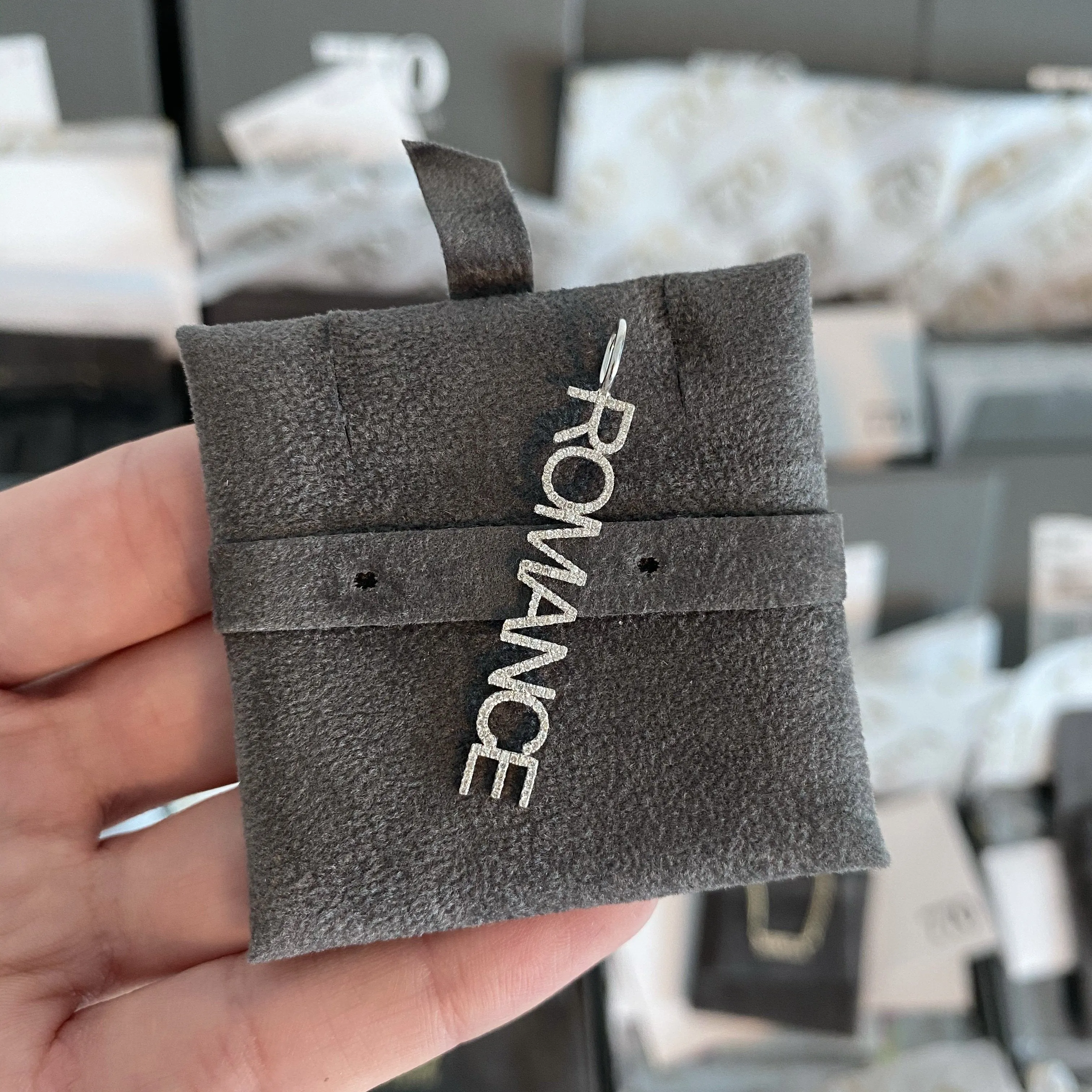 Diamond Name Charm