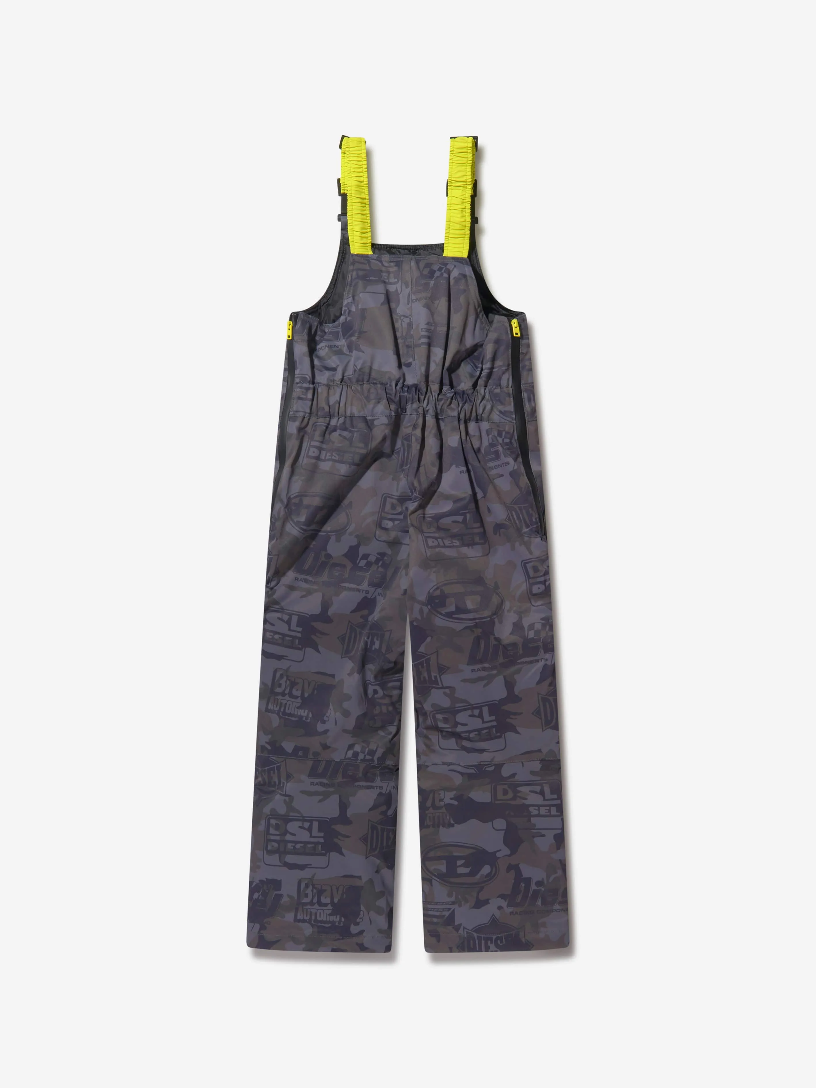 Diesel Boys Racing Print Ski Salopettes