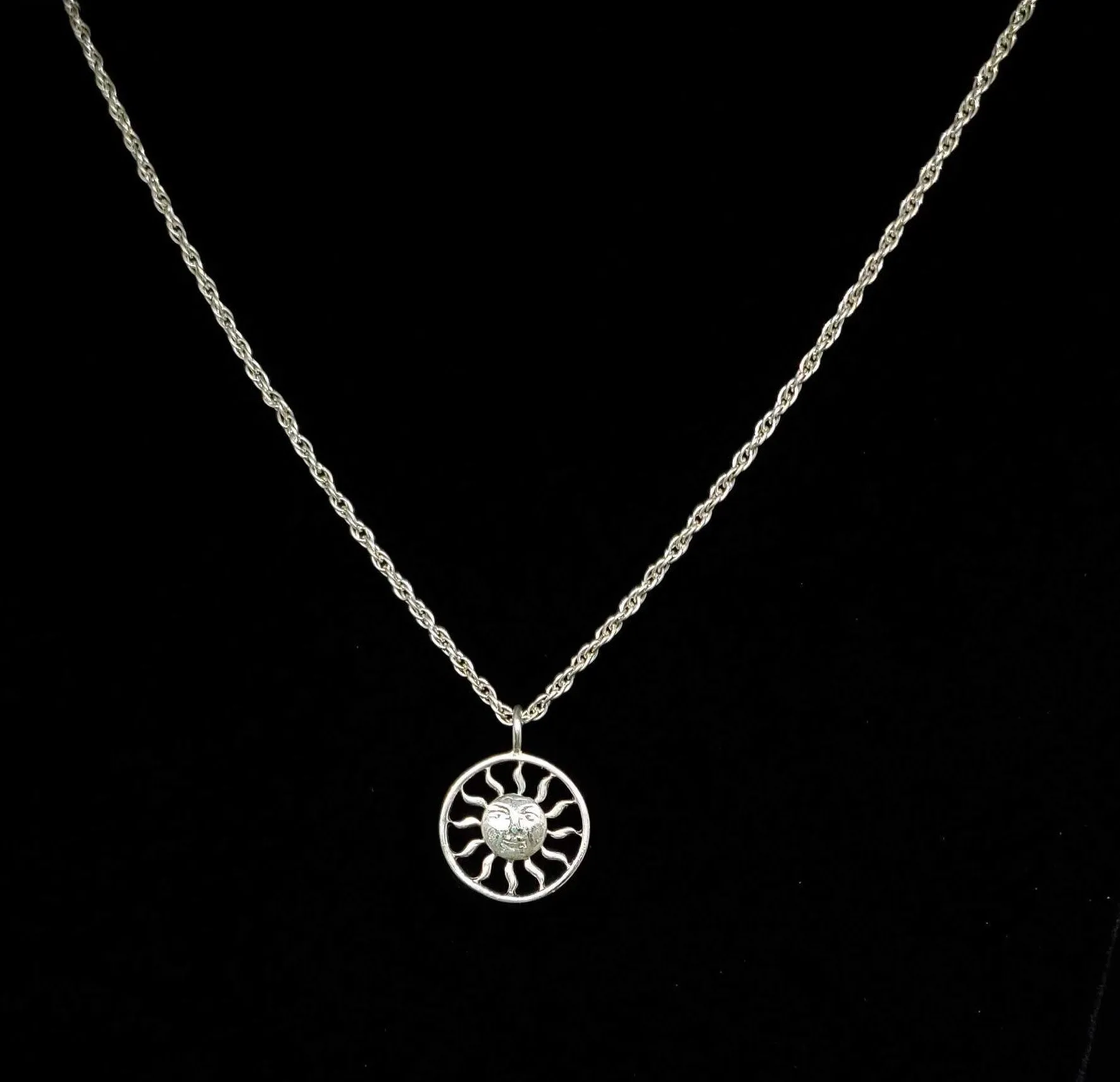 Double Sided Sun Charm