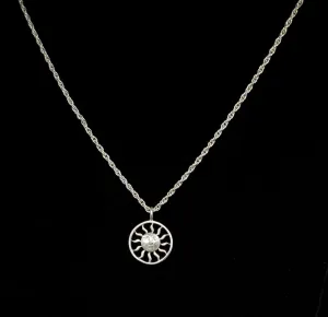 Double Sided Sun Charm