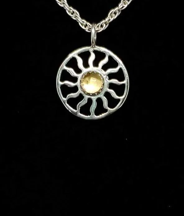 Double Sided Sun Charm