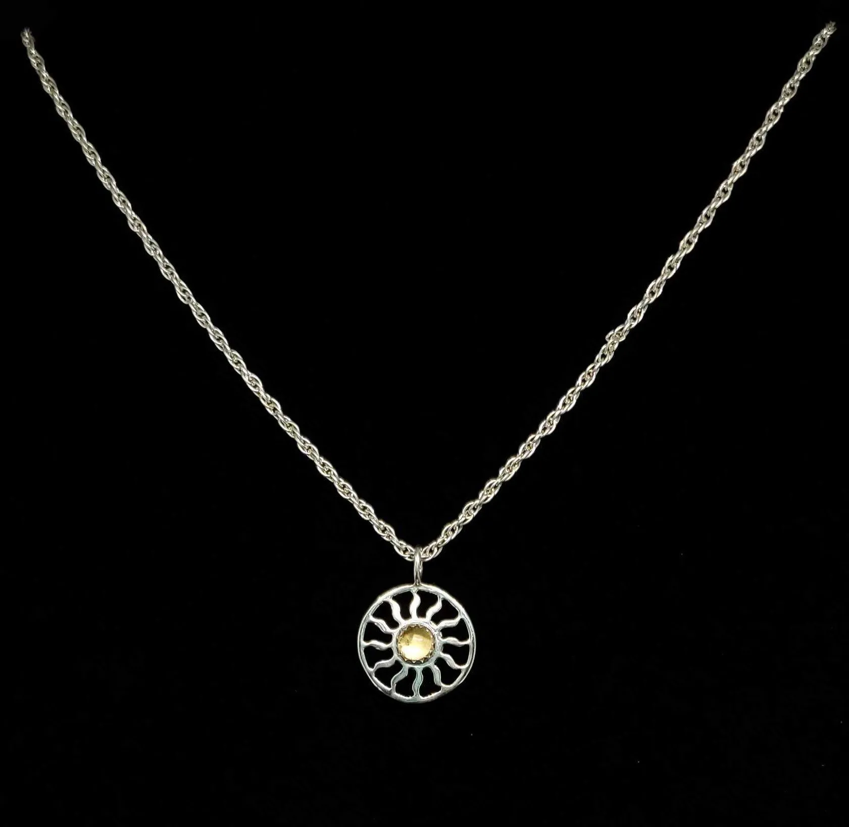 Double Sided Sun Charm