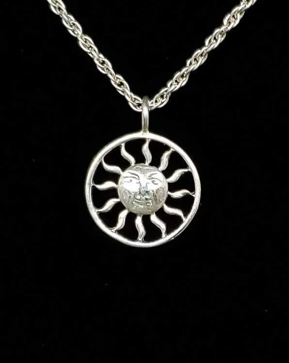 Double Sided Sun Charm