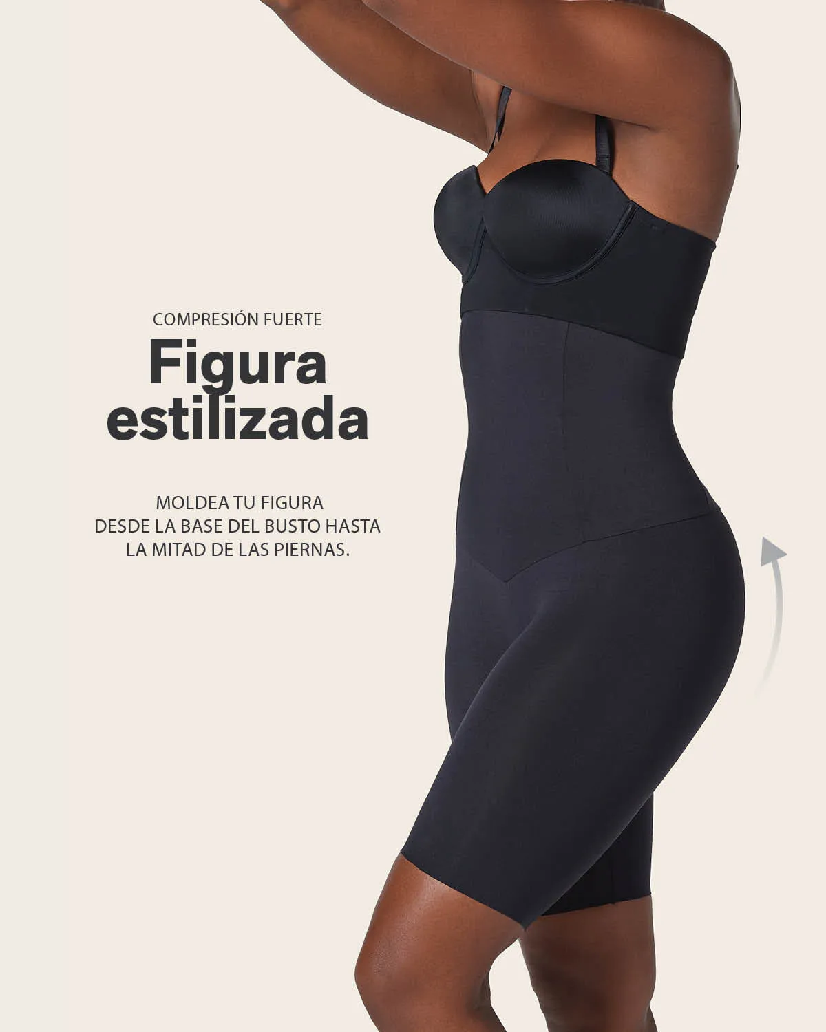 Extra High Waisted Firm Shaper Short