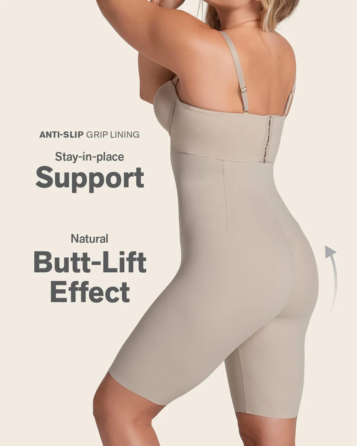 Extra High Waisted Firm Shaper Short