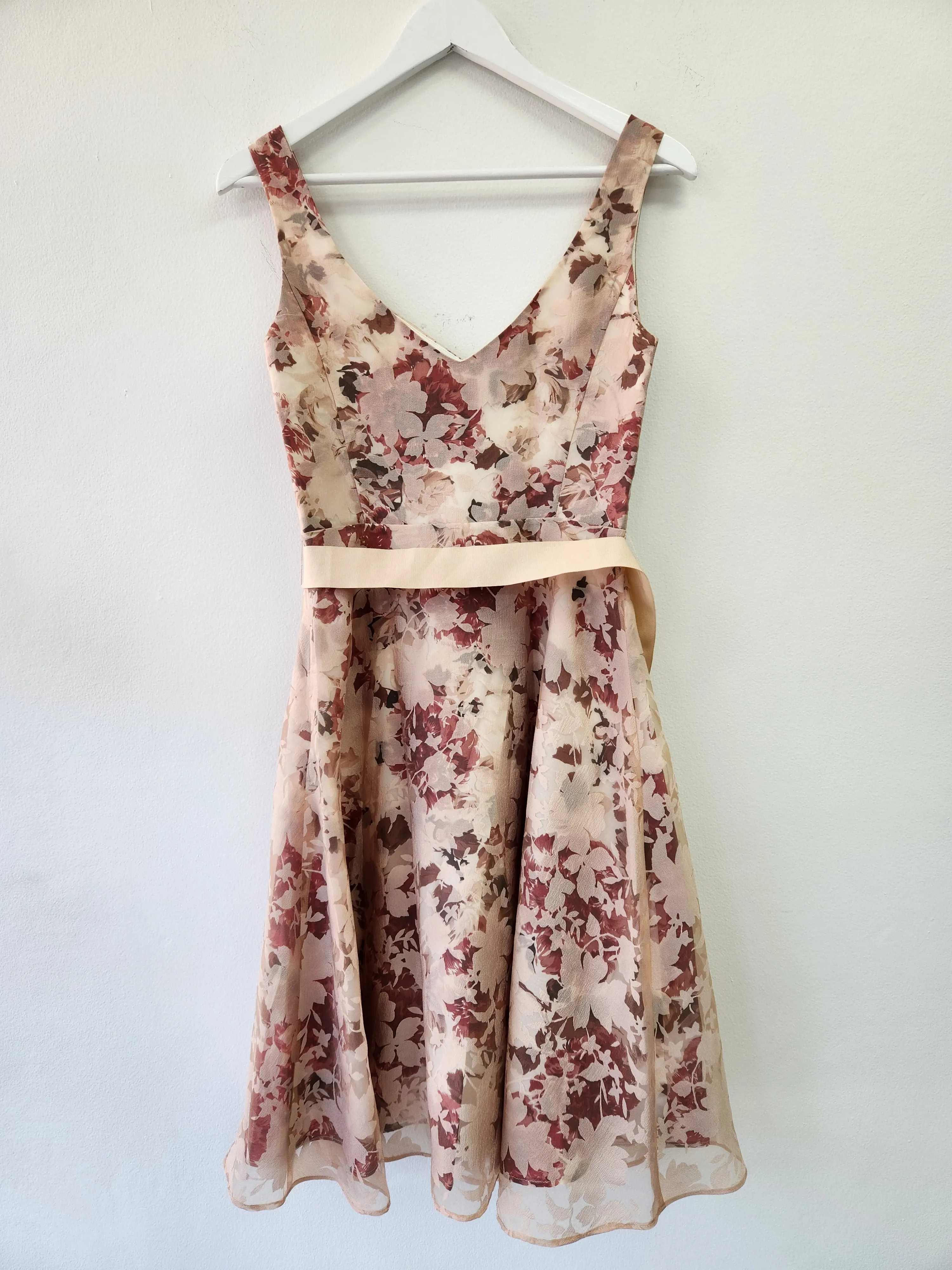 Fit and Flare Blush Floral Dress