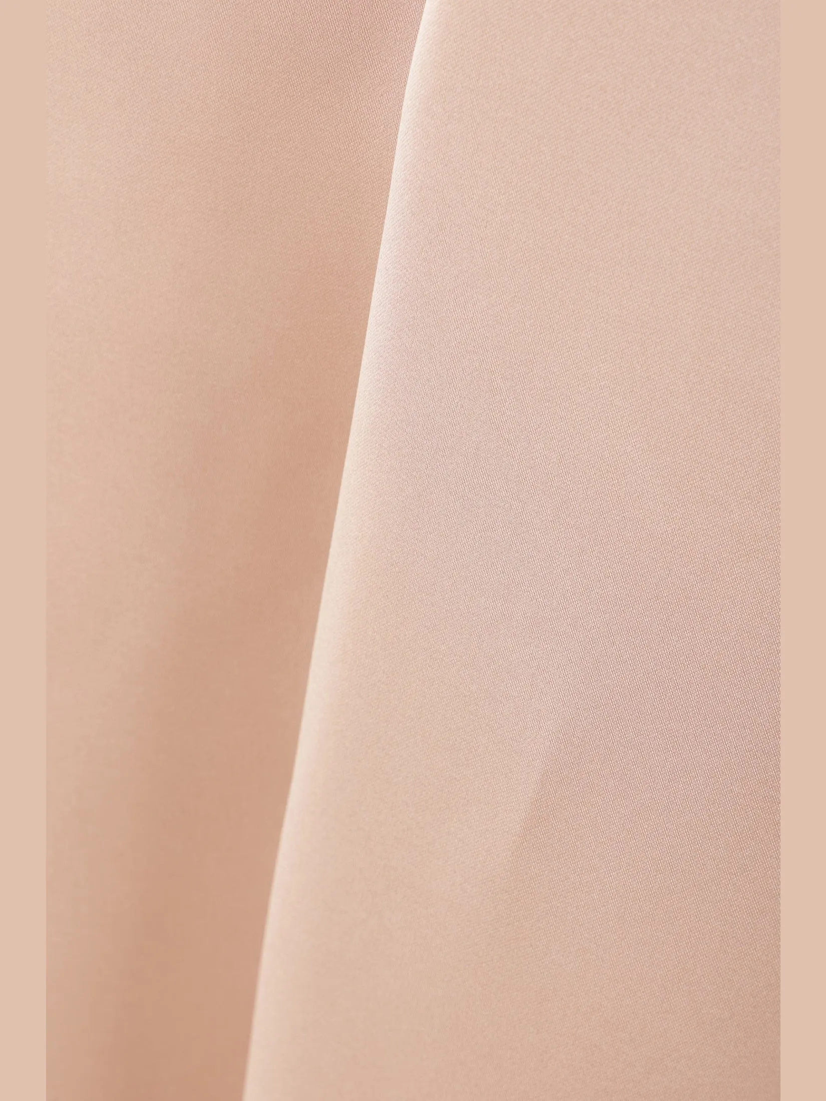 Flared Midi Skirt in Satin