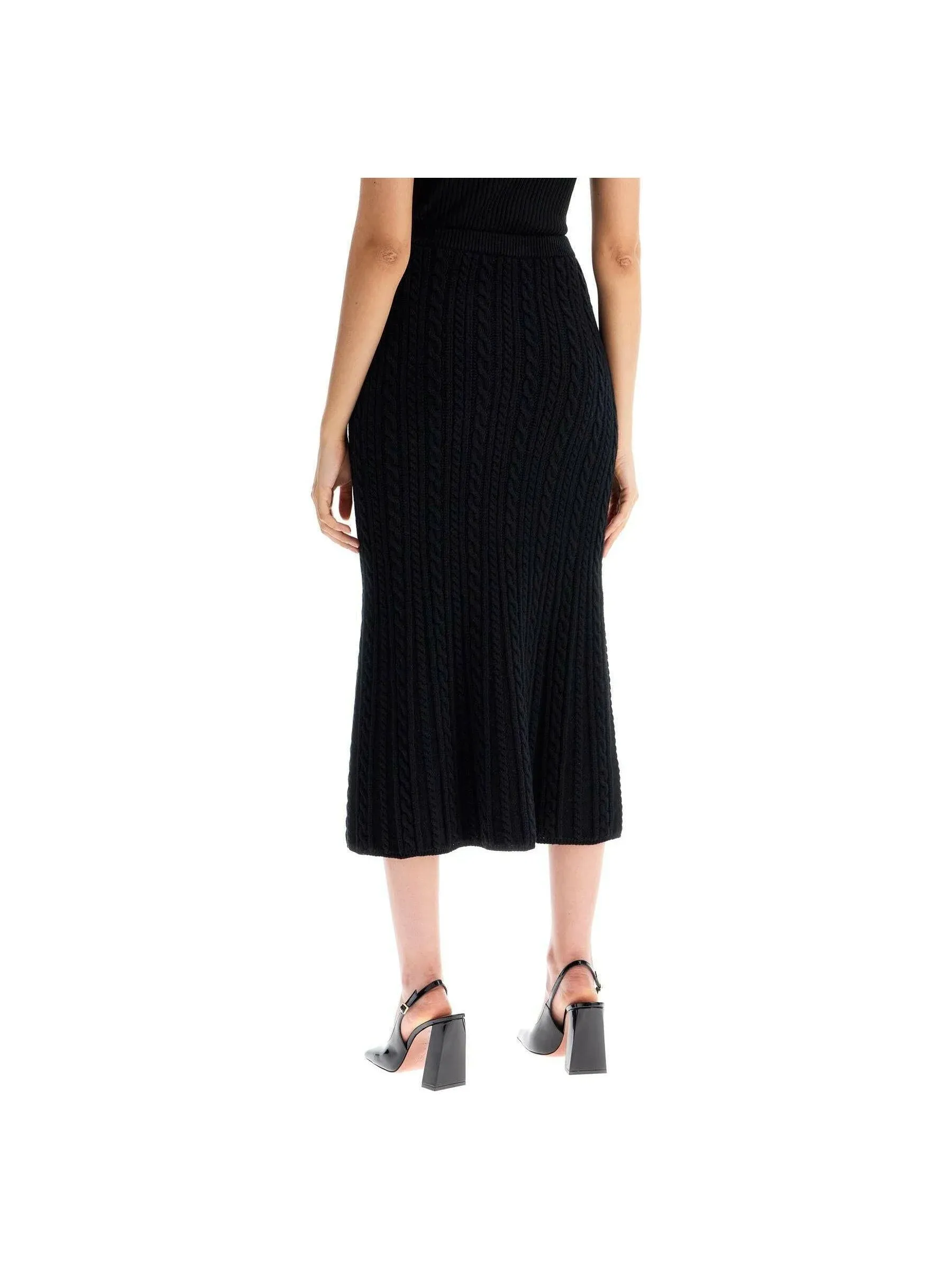 Flared Skirt - Knitted Wool