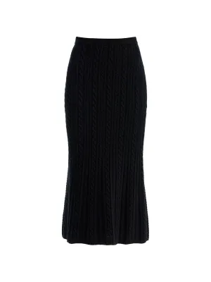 Flared Skirt - Knitted Wool