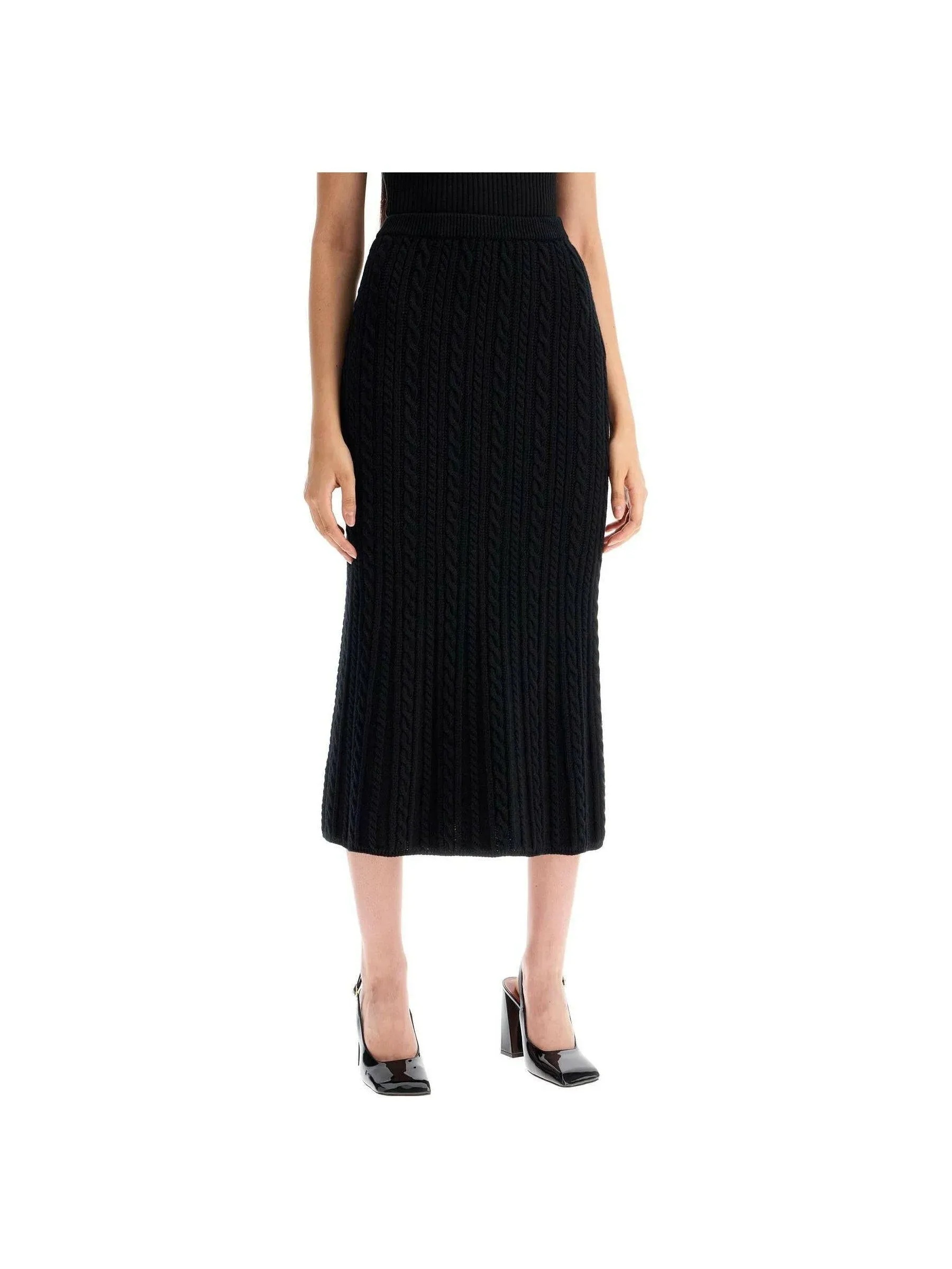 Flared Skirt - Knitted Wool