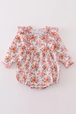 Floral print girl  bubble