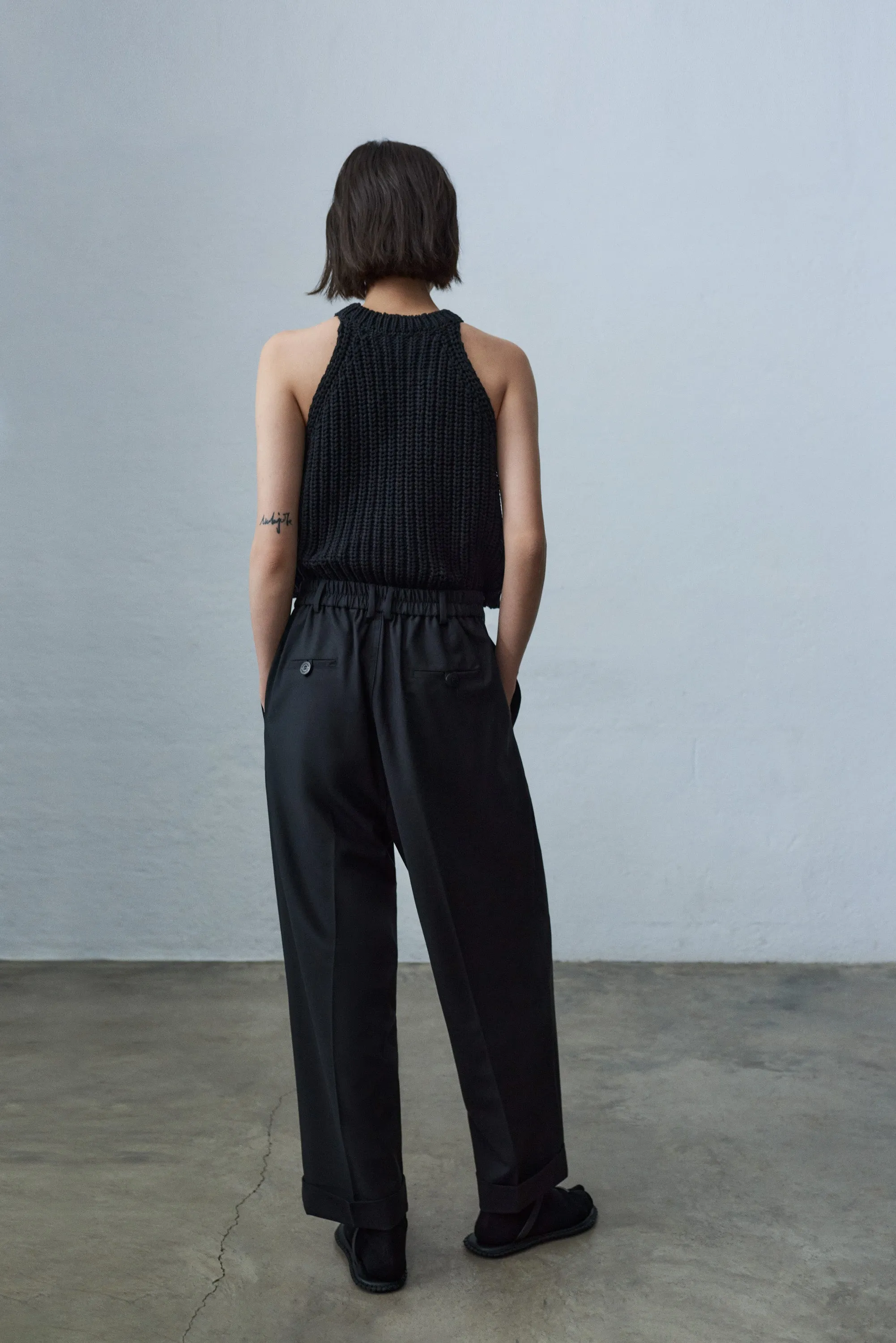 Halter Top, Black
