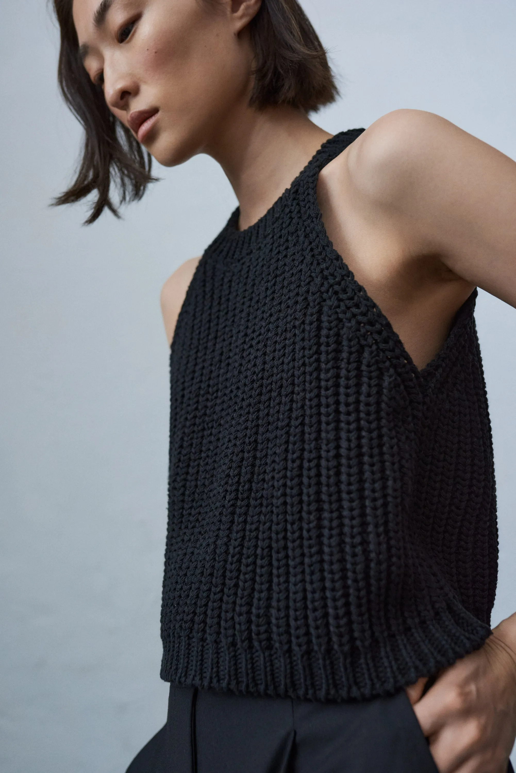 Halter Top, Black