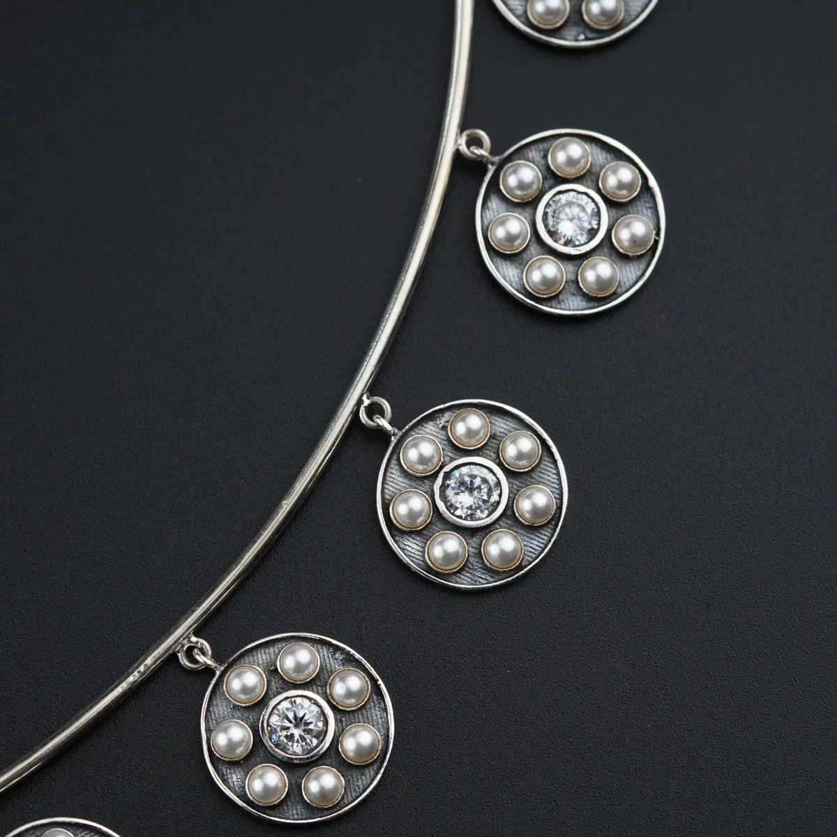 Handcrafted Silver Hasali Choker Set
