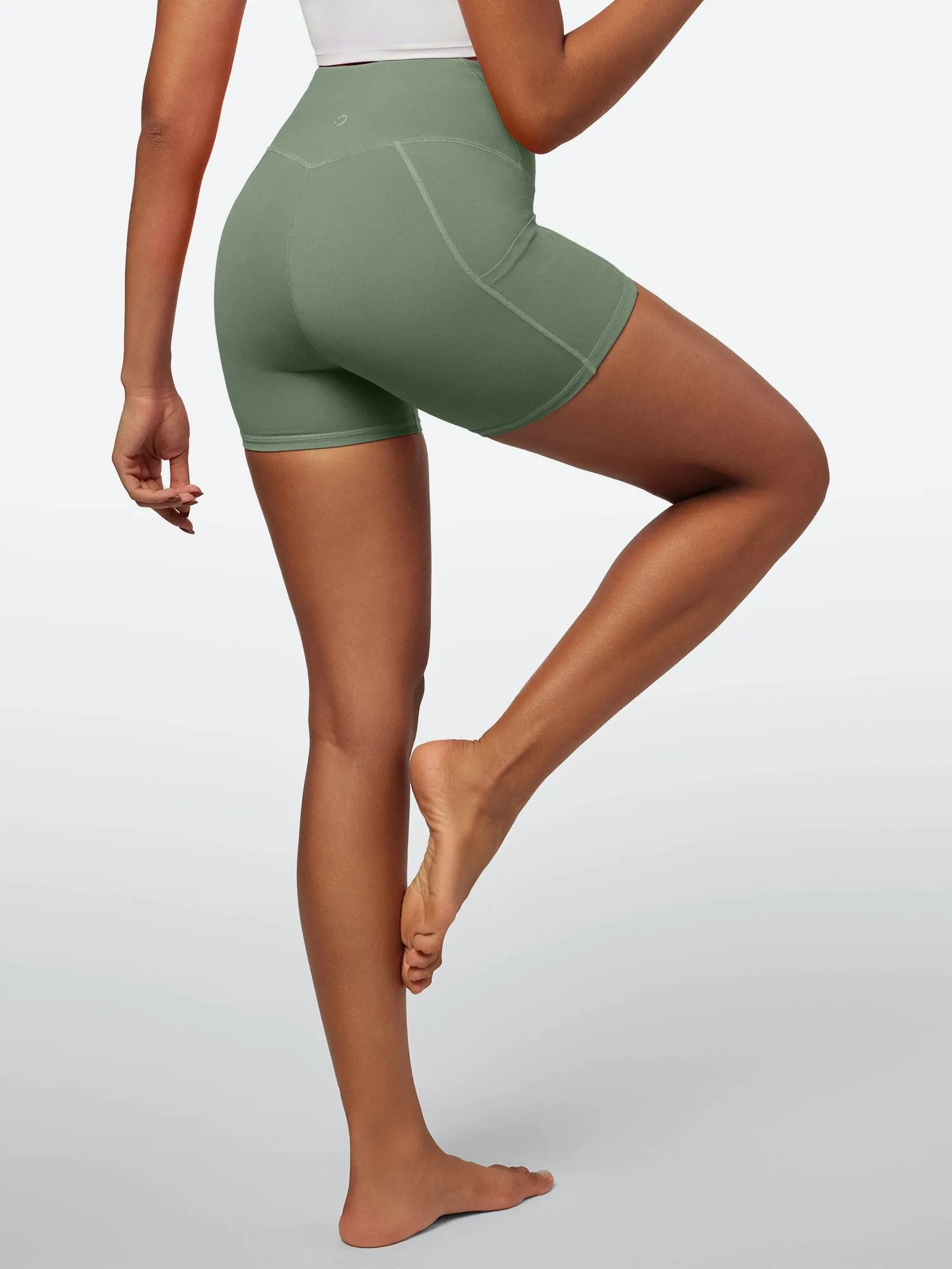 IUGA ButterLab® 4'' No Front Seam Shorts With Pockets