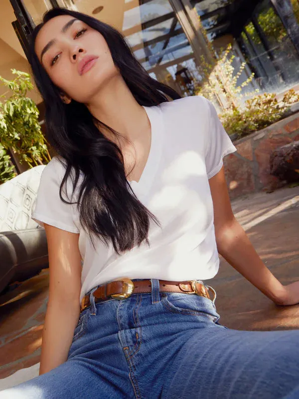 June Satin, White