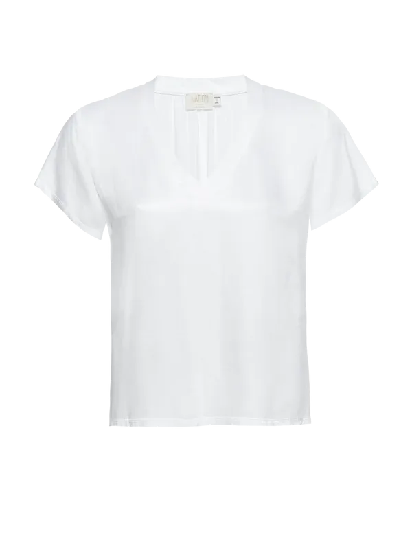 June Satin, White