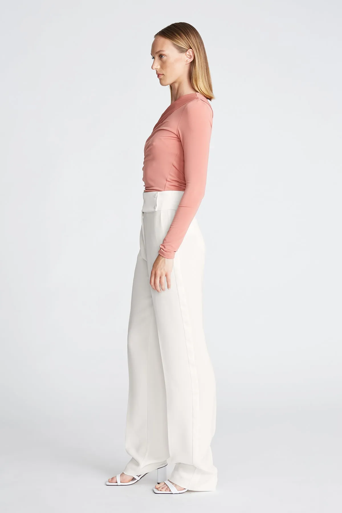 Karter Pant In Crepe/Satin