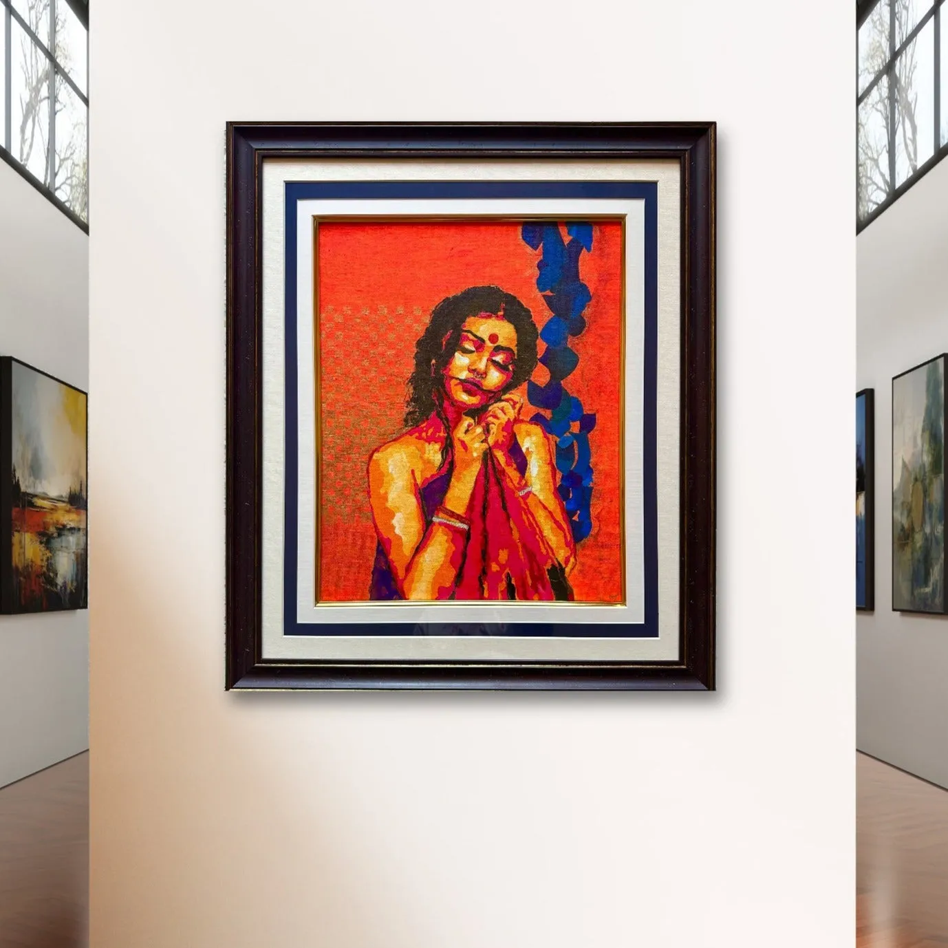 Labonya - The Eternal Grace by Anannya Mohapatra (Canvas Painting - 16X20 inches)