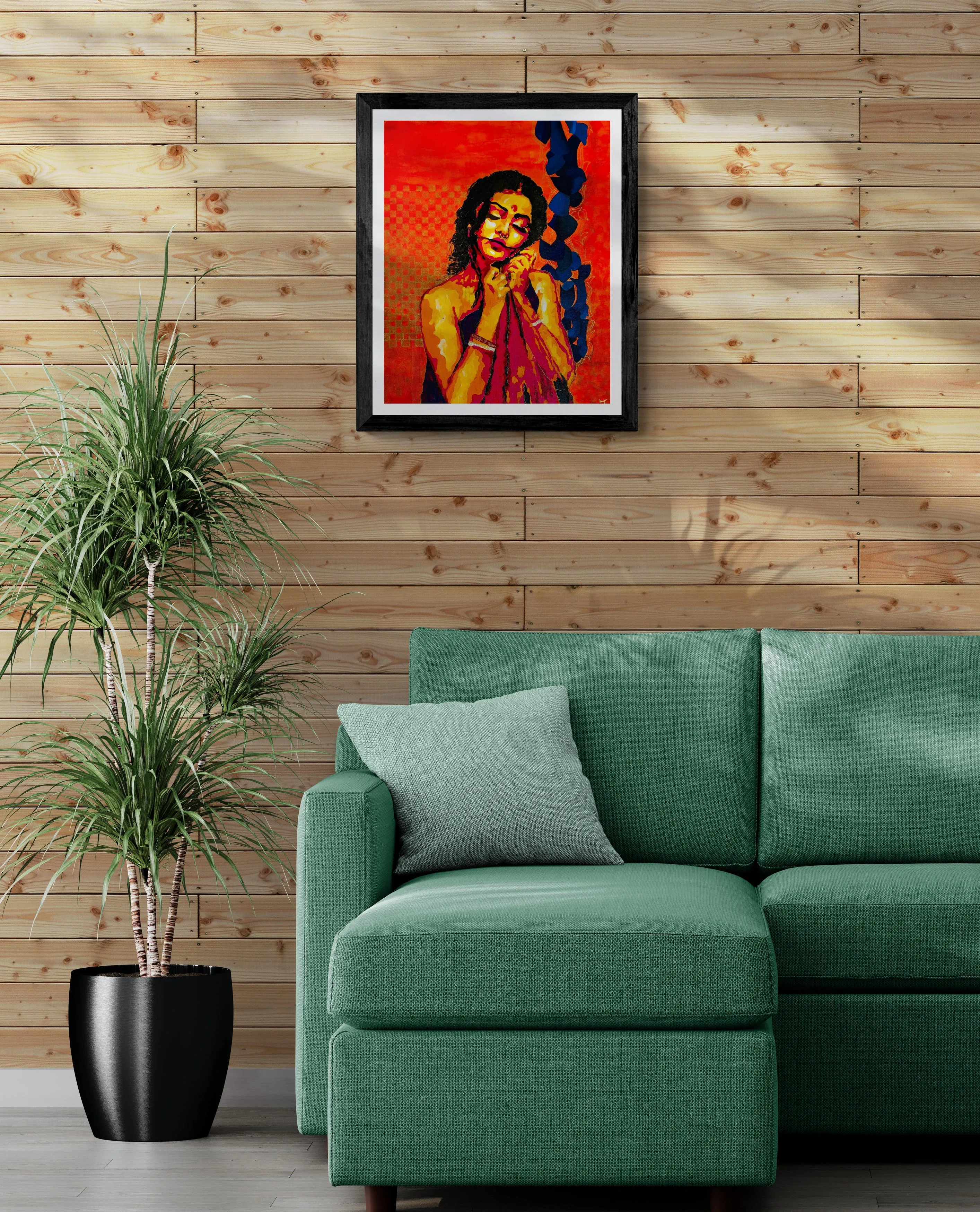 Labonya - The Eternal Grace by Anannya Mohapatra (Canvas Painting - 16X20 inches)