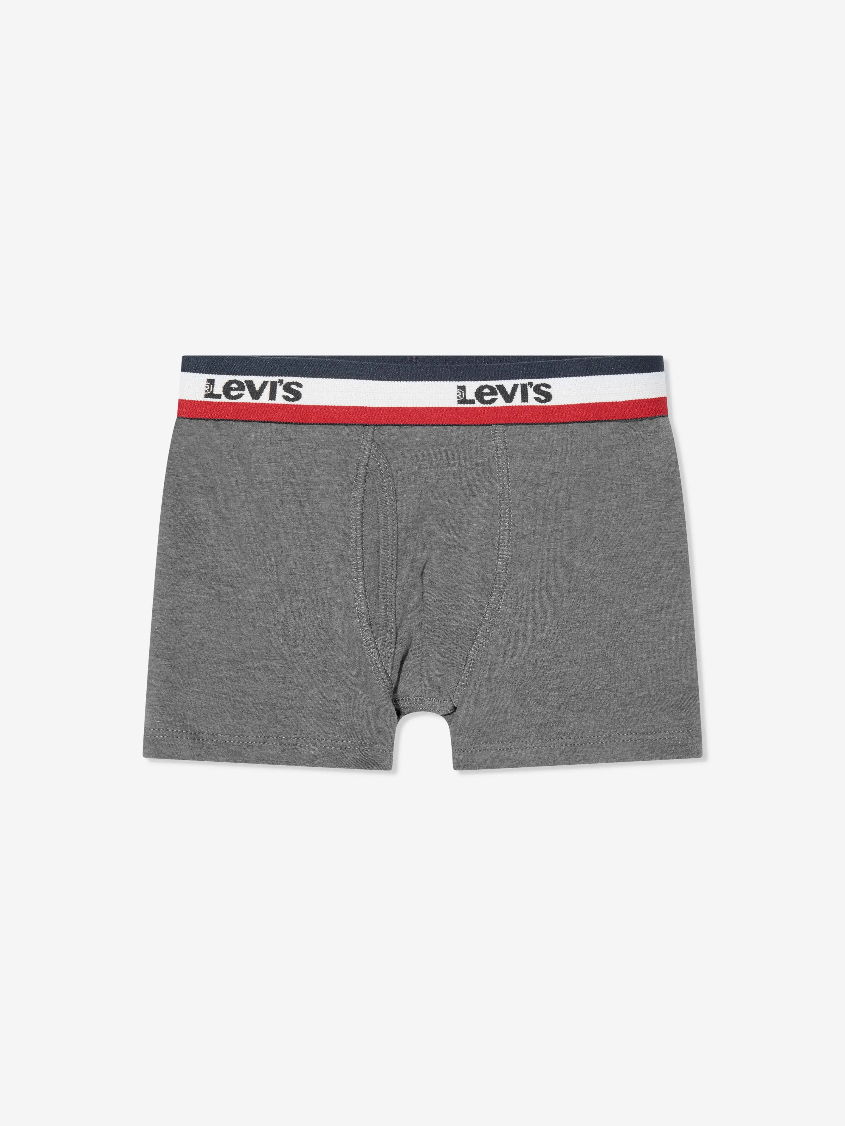 Levi's Boys Sportswear Logo Boxer Brief Set (2 Pack) in Black