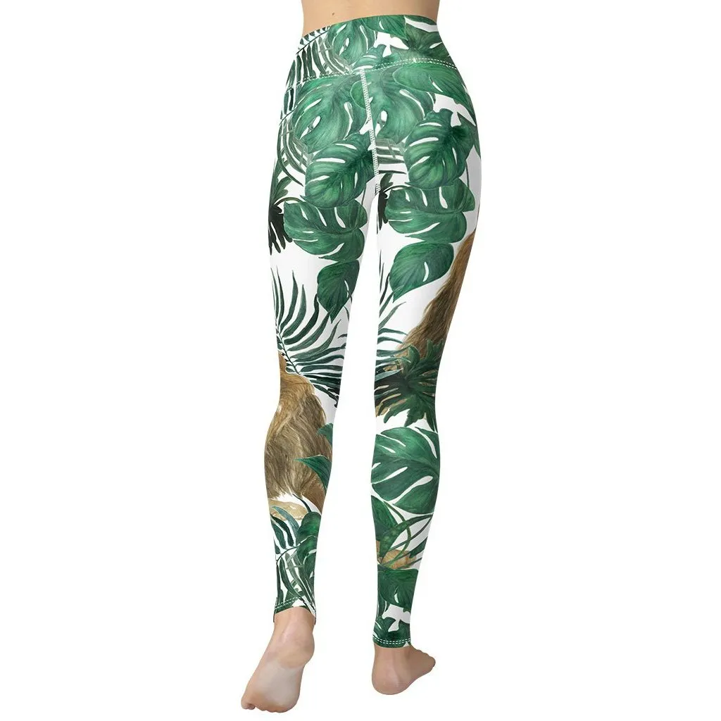 Lion Yoga Leggings