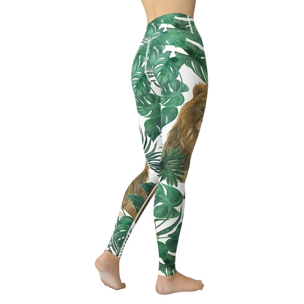 Lion Yoga Leggings