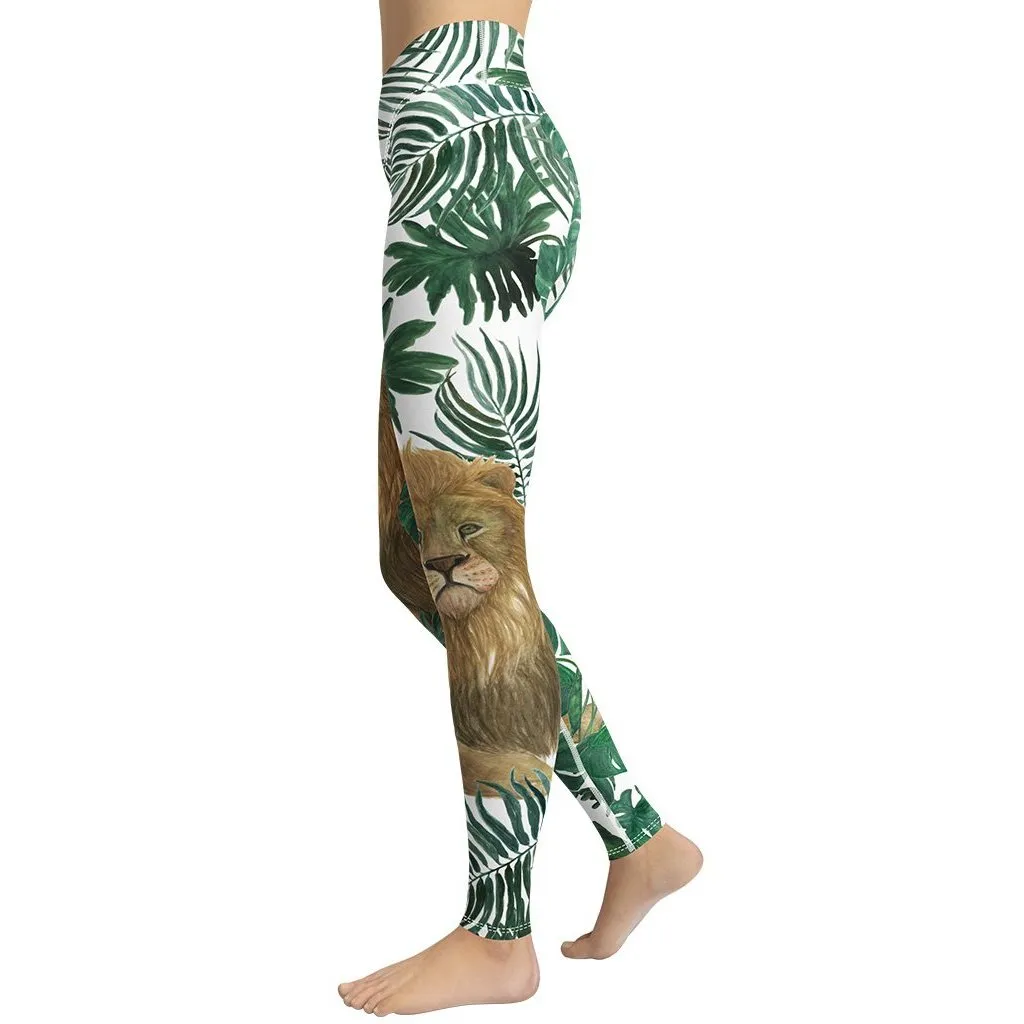 Lion Yoga Leggings
